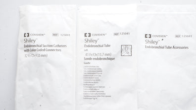 Covidien 125041 Shiley Endotracheal Tube,Suction Cath,Tube Accessories - 3Pack